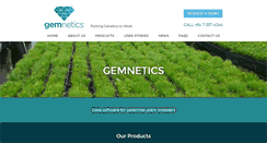 Desktop Screenshot of gemnetics.com