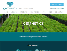 Tablet Screenshot of gemnetics.com
